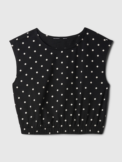 Image number 5 showing, Kids Smocked Cropped Muscle Tank Top