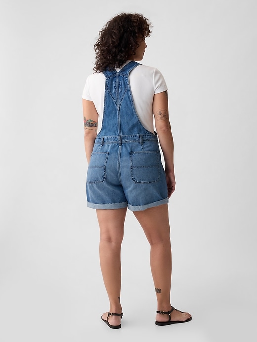 Image number 5 showing, Denim Shortalls