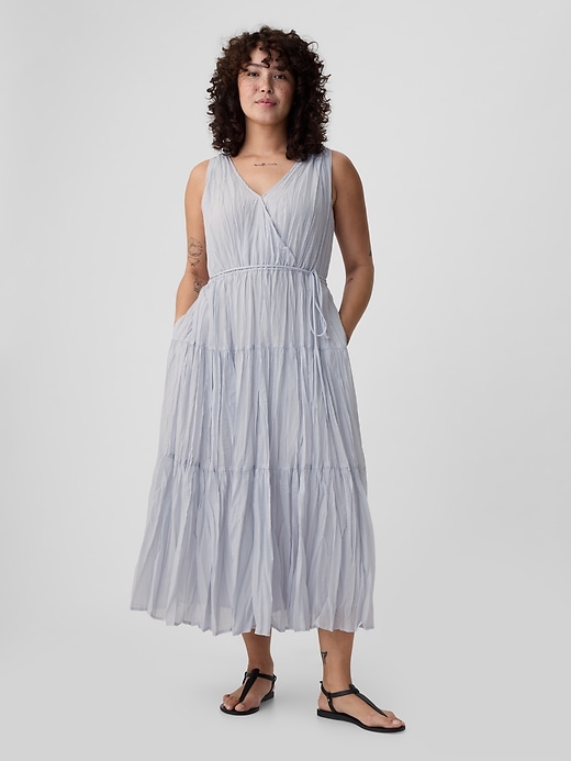 Image number 7 showing, Pleated Tiered Maxi Dress