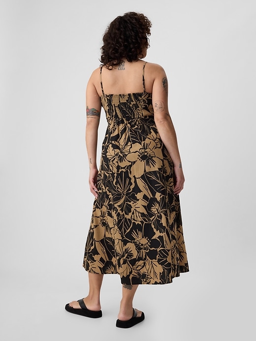 Image number 10 showing, Linen-Blend Midi Dress