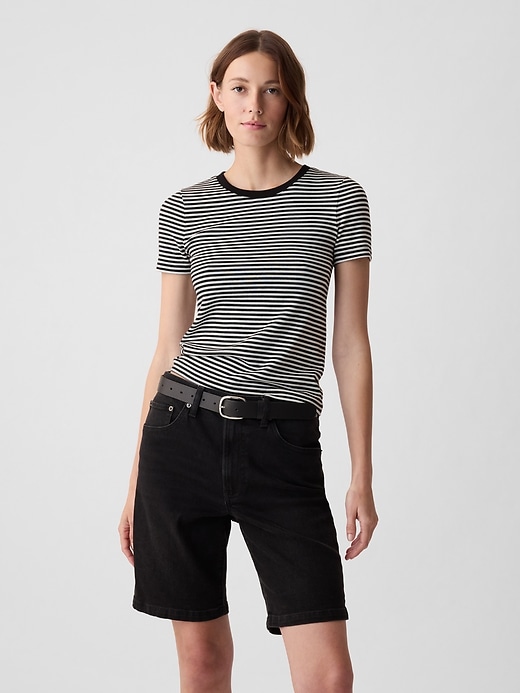 Image number 1 showing, Modern Cropped T-Shirt