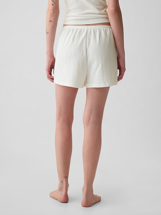 Image number 2 showing, Pointelle PJ Shorts