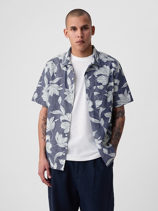 Image number 1 showing, Chambray Resort Shirt