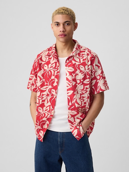 Image number 1 showing, Linen-Cotton Shirt