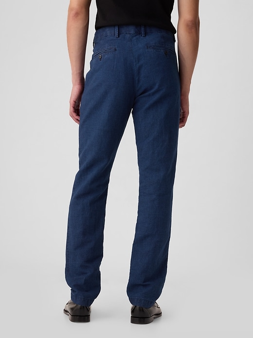 Image number 2 showing, Linen-Cotton Trousers in Slim Fit