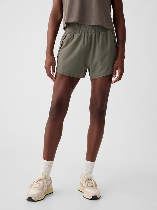 View large product image 1 of 22. GapFit High Rise Running Shorts