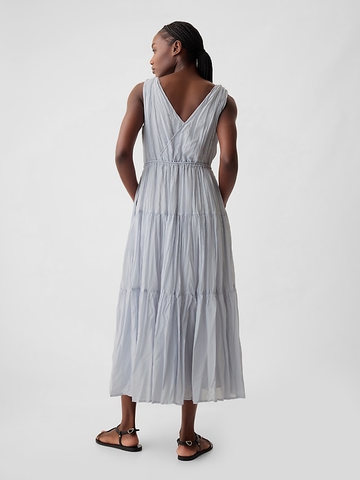 Image number 2 showing, Pleated Tiered Maxi Dress