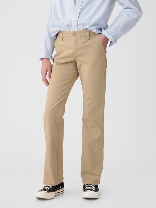 Image number 3 showing, Kids Uniform Bootcut Khakis