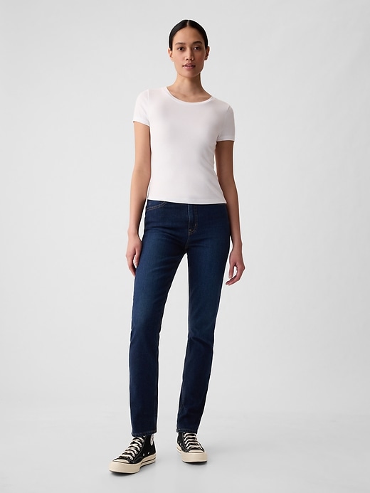 Image number 1 showing, High Rise Vintage Slim Jeans