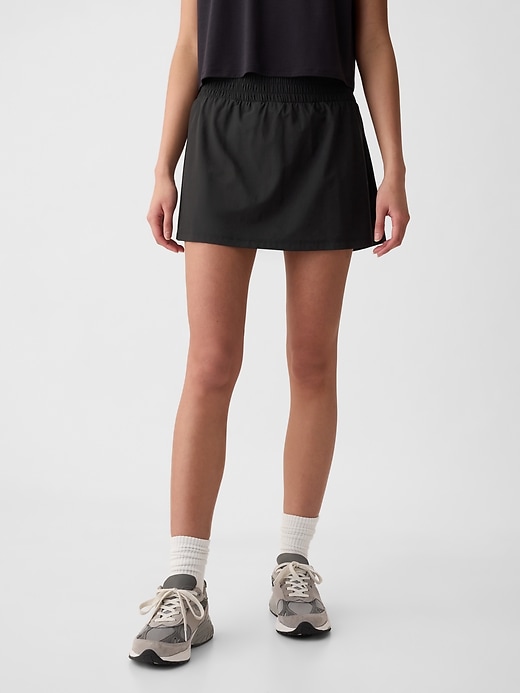 View large product image 1 of 18. GapFit Sky High Rise Runaround Exercise Skort