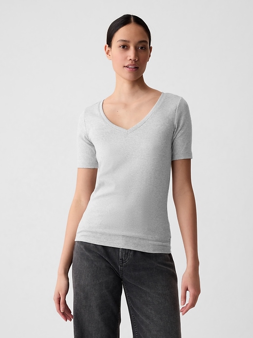 Image number 5 showing, Modern V-Neck T-Shirt