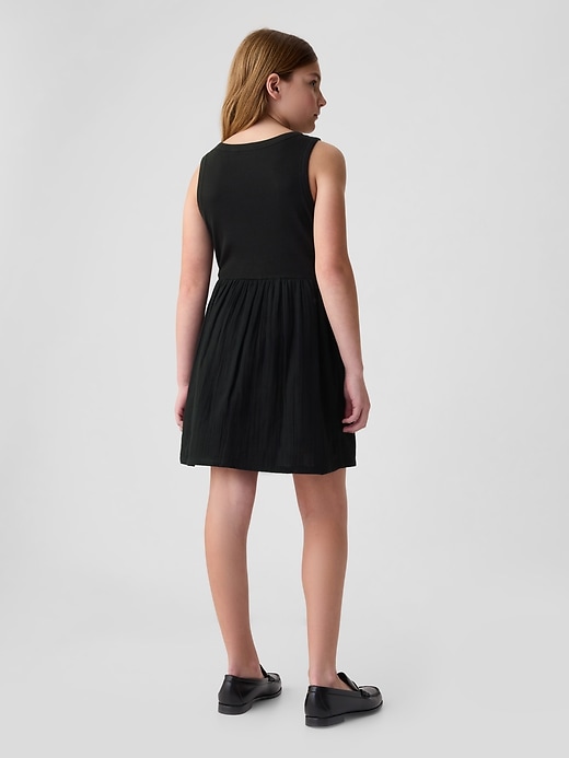 Image number 2 showing, Kids Crinkle Gauze Tank Dress