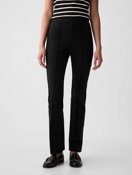 Image number 2 showing, Mid Rise Ponte Crop Kick Pants