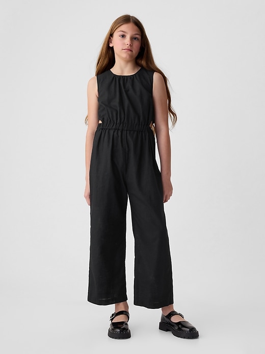 Image number 4 showing, Kids Linen-Cotton Jumpsuit