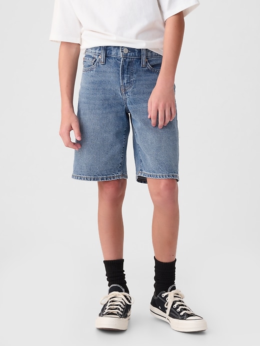 Image number 4 showing, Kids '90s Loose Denim Shorts