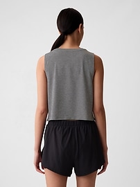 View large product image 16 of 18. GapFit Breathe Cropped Muscle T-Shirt