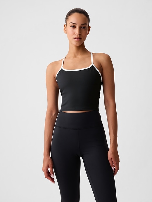 Voir une image plus grande du produit 1 de 10. Camisole à dos nageur GapFit Power à soutien-gorge intégré