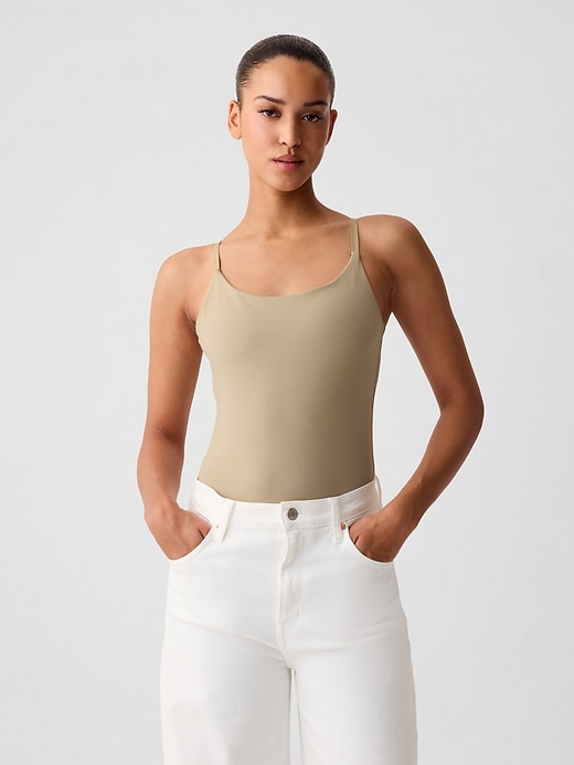 Image number 9 showing, Compact Jersey Cami Bodysuit