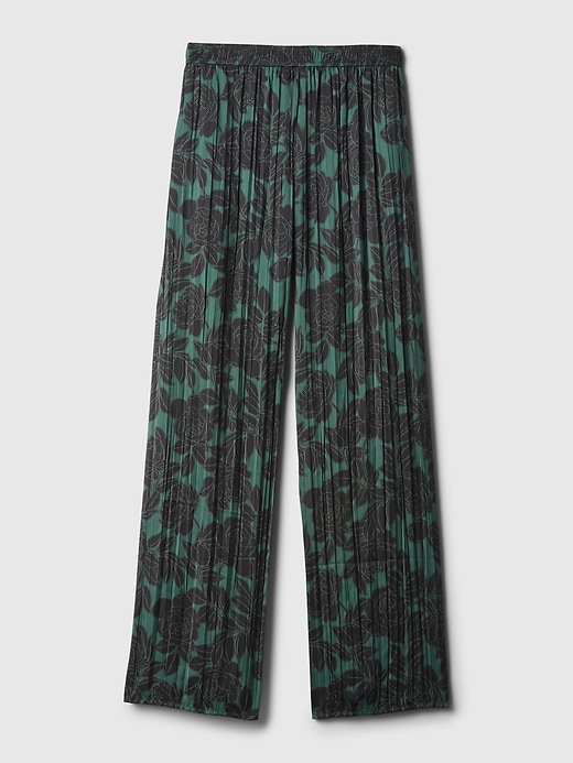 Image number 8 showing, Crinkle Texture Satin Pants