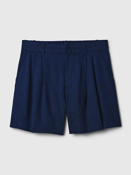 Image number 7 showing, 365 High Rise Linen-Blend Shorts