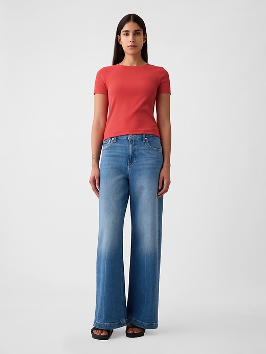 Image number 10 showing, Modern Rib Cropped T-Shirt