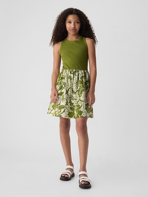 Image number 4 showing, Kids Crinkle Gauze Tank Dress