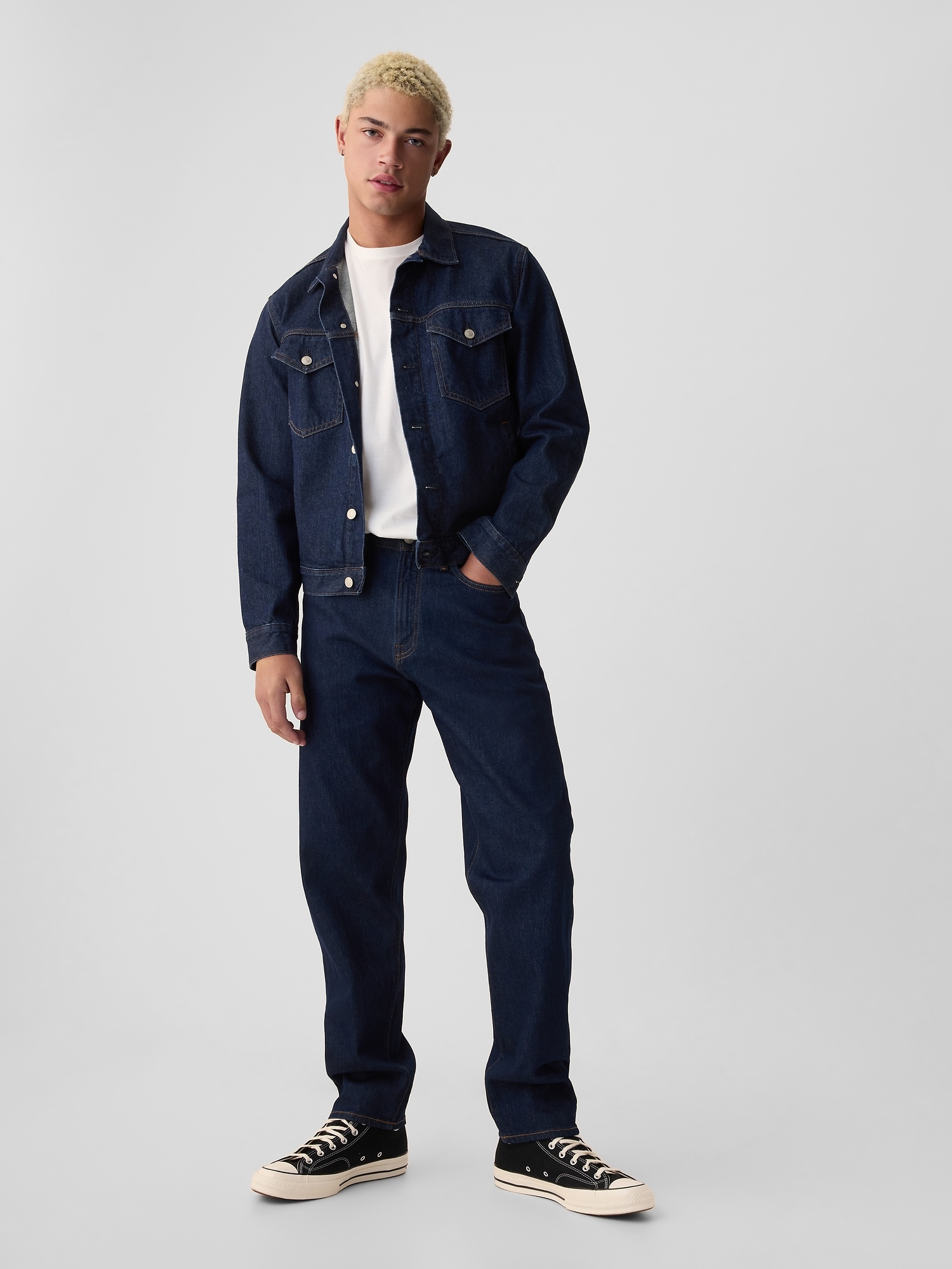 Relaxed Taper Jeans in GapFlex | Gap