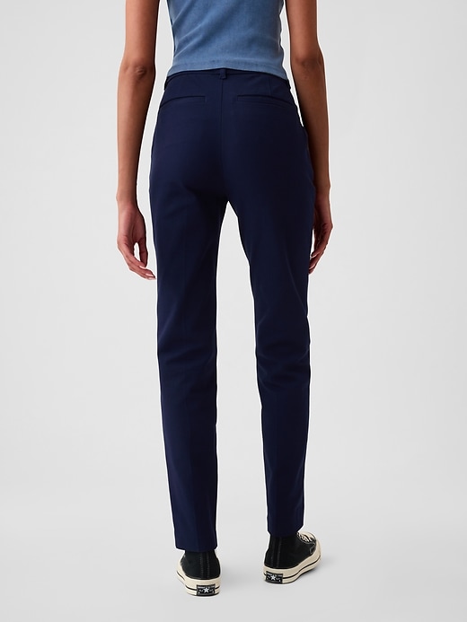 Image number 4 showing, Mid Rise BiStretch Slim Pants