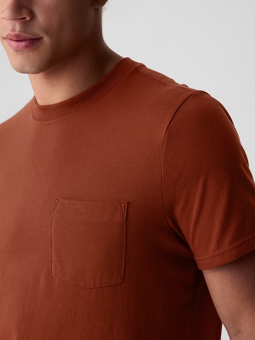 Image number 4 showing, Organic Cotton Pocket T-Shirt