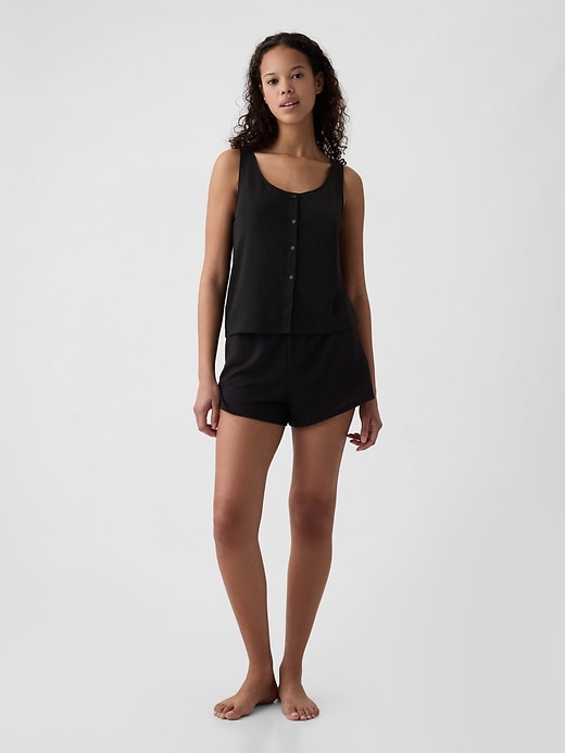 Image number 9 showing, Linen-Blend PJ Tank Top