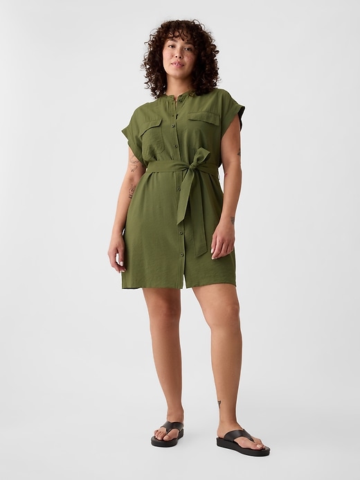 Image number 10 showing, Utility Mini Shirtdress