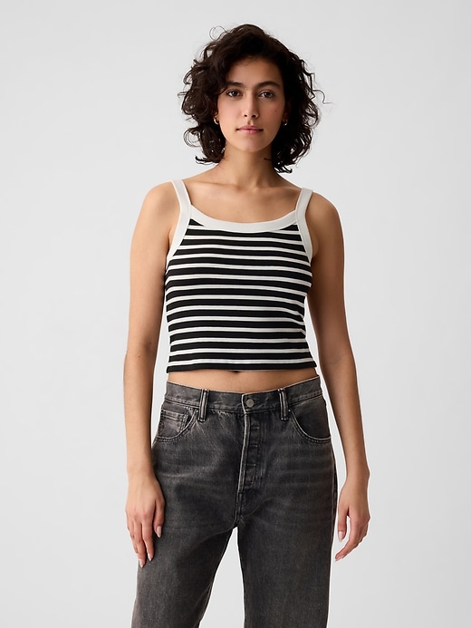 Image number 6 showing, Modern Rib Cropped Tank Top