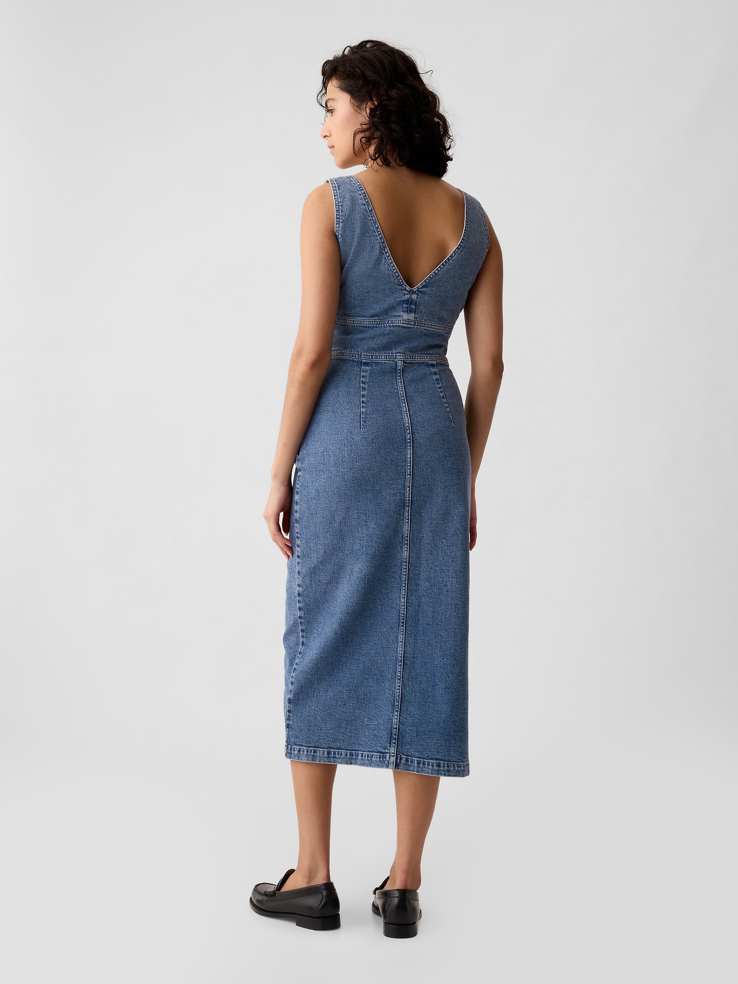 Denim Midi Dress