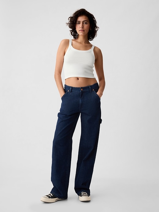 Image number 3 showing, Modern Rib Cropped Tank Top