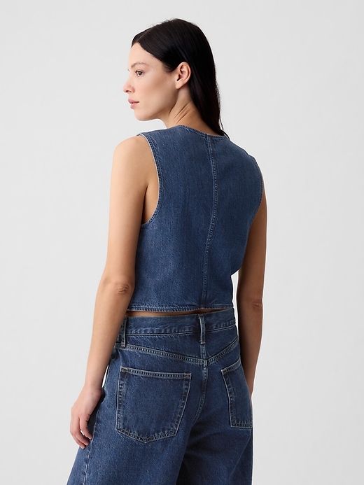 Image number 2 showing, Denim Vest