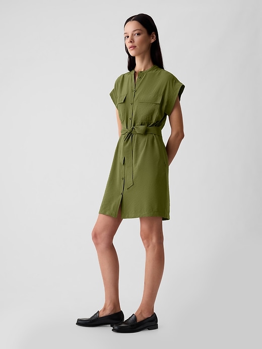 Image number 8 showing, Utility Mini Shirtdress