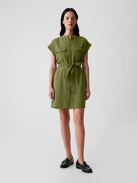 Image number 1 showing, Utility Mini Shirtdress