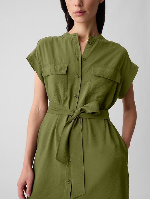 Image number 9 showing, Utility Mini Shirtdress