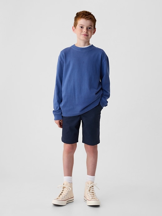 Image number 1 showing, Kids Uniform Dressy Shorts