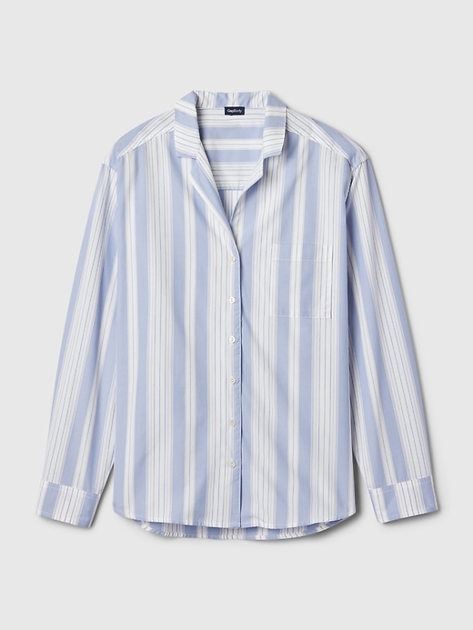 Image number 4 showing, Poplin PJ Shirt