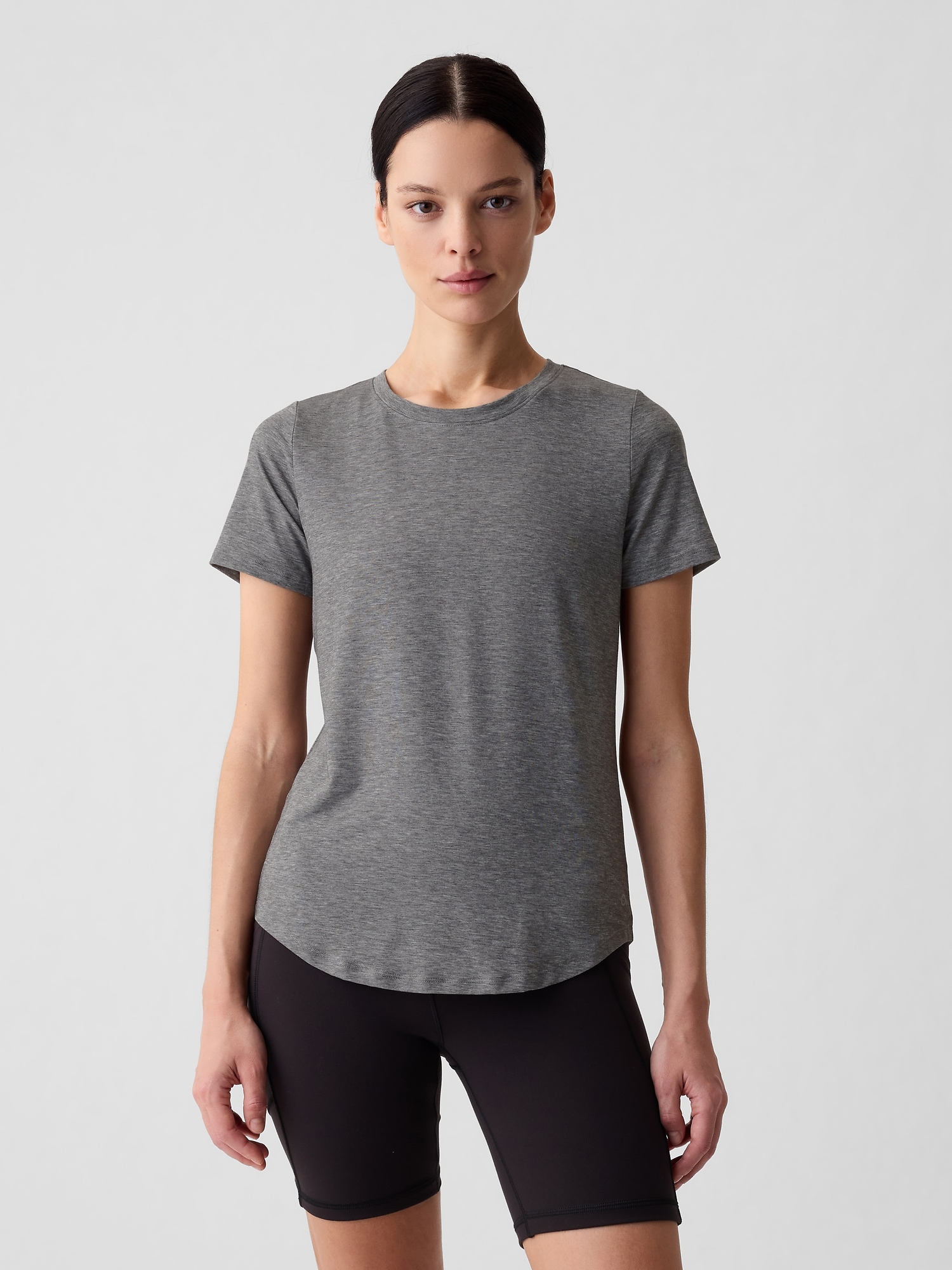 GapFit Breathe T-Shirt - Gray