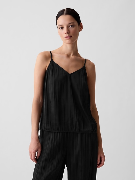 Image number 10 showing, Pleated Satin Cami