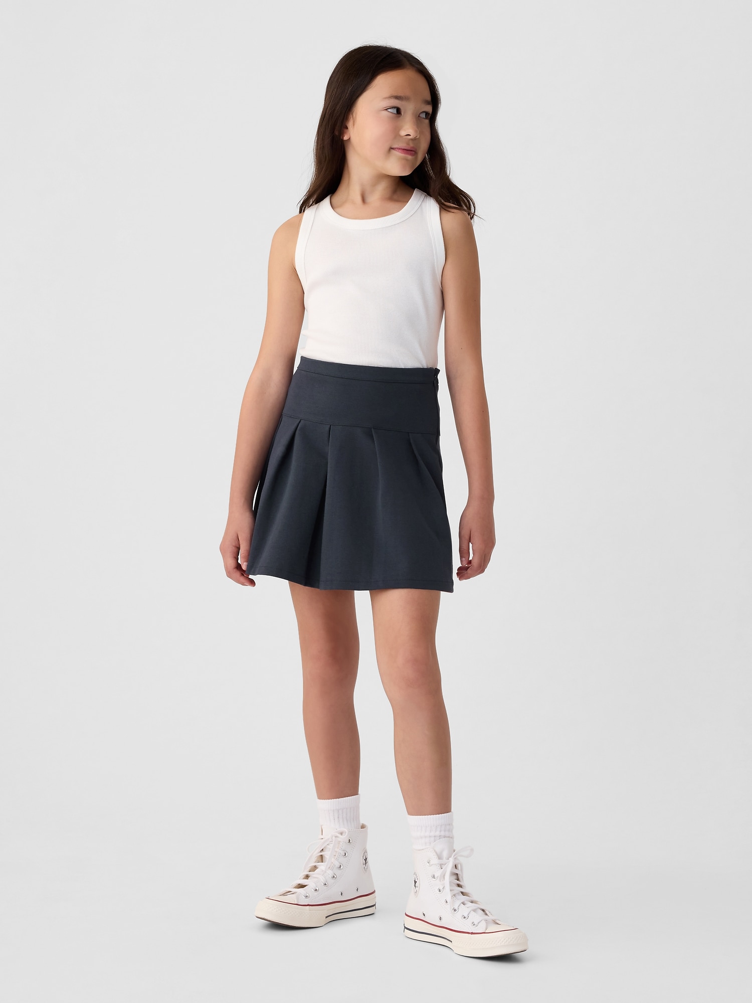 Kids Uniform Pleated Skirt