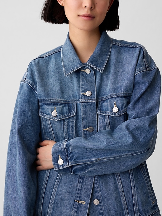 Image number 4 showing, Oversized Icon Denim Jacket