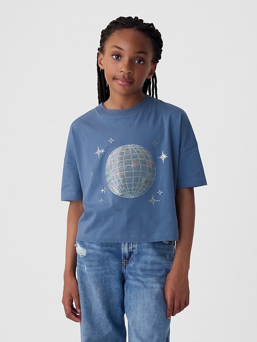 Image number 1 showing, Kids Relaxed Graphic T-Shirt