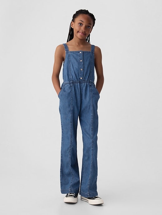 Image number 1 showing, Kids Denim Jumpsuit