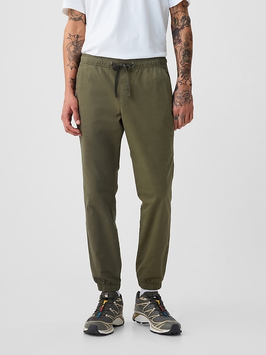 Image number 2 showing, Slim Canvas Joggers with GapFlex