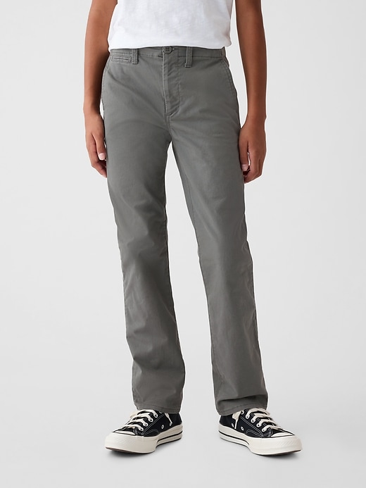 Image number 2 showing, Kids Uniform Straight-Fit Stretch Khakis