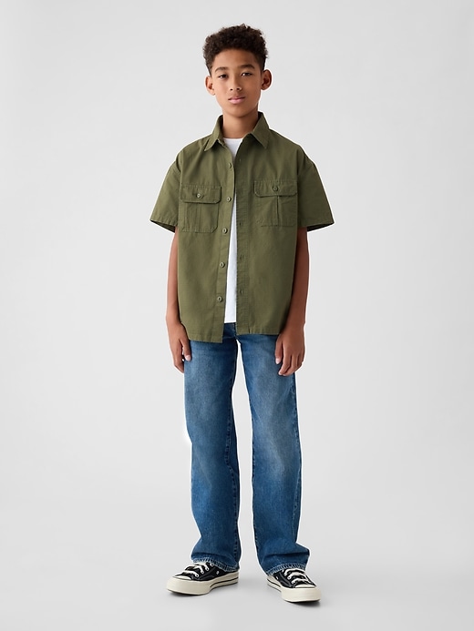 Image number 3 showing, Kids Ripstop Utility Shirt