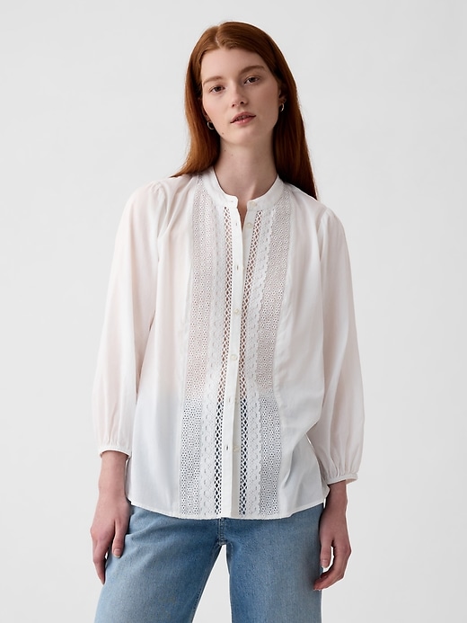 Image number 1 showing, Lace Shirt